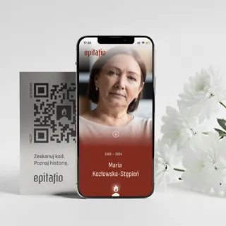 Produkt - Tabliczka QR, stal nierdzewna 9x12cm