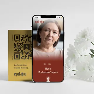 Produkt - Tabliczka QR, mosiądz 9x12cm